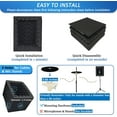 thumbnail image 5 of Portable Vocal Booth with Thick Acoustic Foam, Foldable Microphone Isolation Shield for Studio Recording, 5 of 6