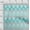 Turquoise Blue, variant on oneOone Organic Cotton Poplin Twill Fabric Chevron Ikat Printed Craft Fabric BTY 42 Inch Wide