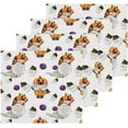 thumbnail image 2 of SKYSONIC Halloween Gnome Cotton Washcloths Set of 6, Highly Absorbent Soft Fingertip Towel for Bathroom, Gym, Hotel and Spa, 12 x 12 Inch, 2 of 7