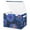 Bellflowers, variant on Foldable Fabric Storage Bin With Handle Collapsible Basket Box Storage With Lid Organizer Mountain and Cloud