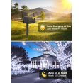 thumbnail image 4 of Cadena de luces solares Minetom, 72 m, 200 LED, 8 modos, resistentes al agua, 4 of 7