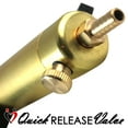 thumbnail image 3 of LeLuv Ultima Brass Pump Handle w/ Silicone Black Grips - No Gauge, 3 of 4