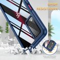 thumbnail image 4 of FYBTO for T-Mobile Revvl V Plus 5G Case with Built in Screen Protector, Full Body Rugged Case for T-Mobile Revvl V+ 5G, Protective Phone Cover 6.82 inch 2021 (Black), 4 of 5