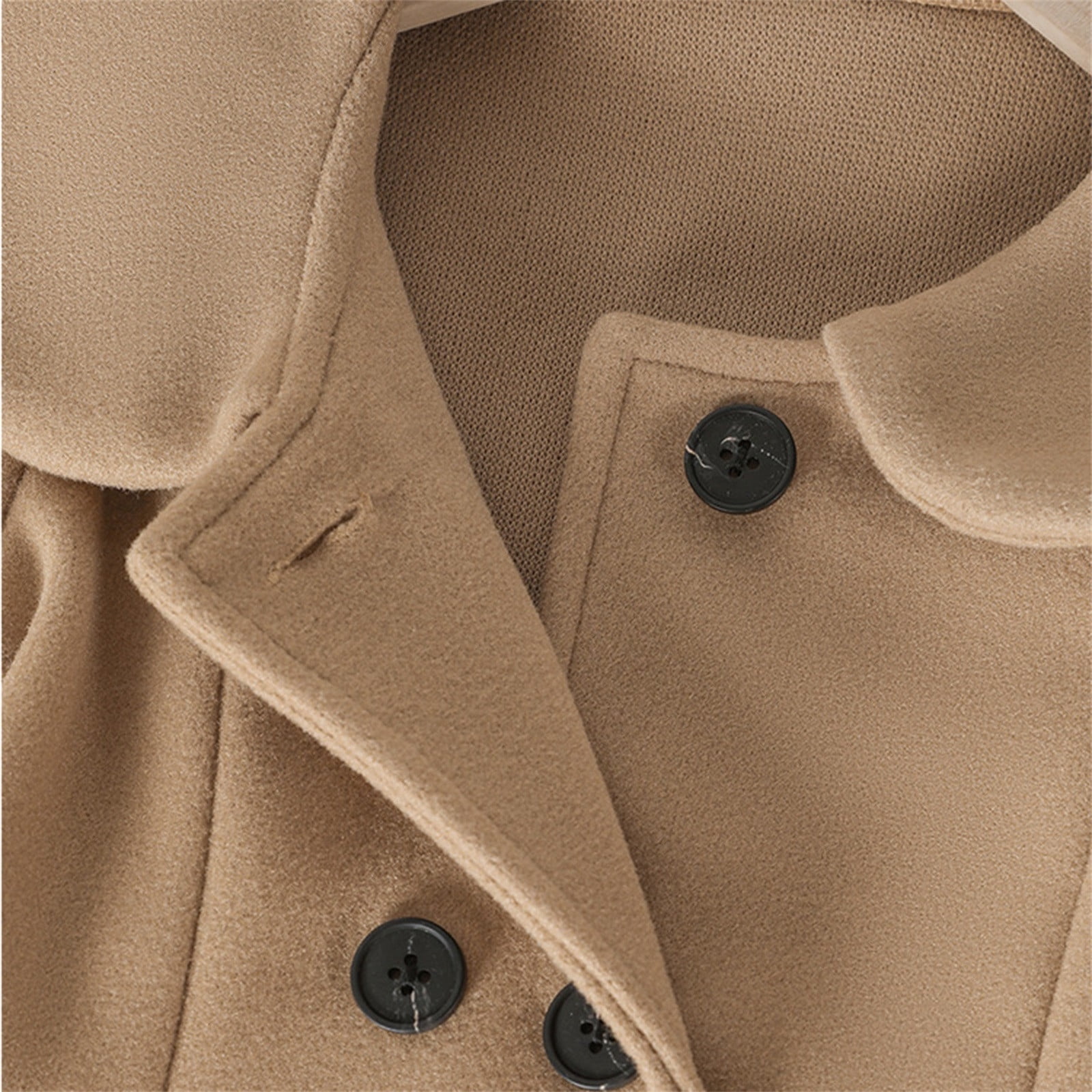 Little Kid Toddler Boys Girls Wool Coat Winter Warm Coat Kids Jacket Outwear Clothes Toddler Girls Full Sleeve Tops Mint Top Girl Shirt 4t Top Girl Age 4 High Tops Size 5 4-5 Years Brown
