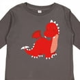 thumbnail image 4 of Inktastic Adorable Red Dragon Boys Long Sleeve Toddler T-Shirt, 4 of 5
