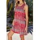 thumbnail image 4 of Vestido playero ligero informal estilo bohemio con estampado floral sin mangas para mujer, 4 of 7