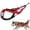 Red, variant on Dog Sledding Harness, Reflective Weight Pulling Harness for Large Dogs, Adjustable Mushing Harness for Canicross, Bikejoring, Skijoring