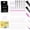 Purple, variant on 68 Pcs Brow Lamination Supplies with Eyebrow Tattoo Plastic Wrap Brow Mapping String Angled Flat Eyeliner Brush Disposable Micro Eyebrow Spoolies Lip Brush Swabs for Eyebrow Lift Tint