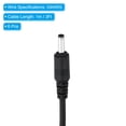 thumbnail image 3 of Cable de alimentación Uxcell USB 2.0 tipo A a conector de barril DC 3.5x1.35mm, 6 piezas de adaptador de cable, negro, 3 of 5