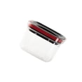 thumbnail image 3 of Injueey Tarro de almacenamiento de alimentos cocina apilable arroz condimento aperitivos contenedor transparente a prueba de humedad Cocina y Comedor negro rojo 600ml Injueey HA001234-03, 3 of 6