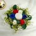 thumbnail image 2 of Xihbxyly Vela Del Día de La Independencia, Decoración de Corona Festiva para Centro de Mesa, Accesorio Colorido para Arreglos de Mesa, Arreglo Festivo Llamativo, Reuniones En Casa, Entusiastas de Las, 2 of 7