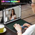 thumbnail image 4 of yeacher Universal Bluetooth Keyboard Case for 9-11 Inch Tablets with Touchpad & Backlit Keys, Durable ABS Material, Multi-Device Compatibility, and Smart Sleep/Wake Functionality., 4 of 6