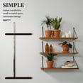 thumbnail image 4 of 1 Set Pool Cue Rack Wall Mounted Holder Pool Cue Stick Holder Wall Mount Wood 8 Cues Billiard Wooden Pool Cue Rack, 4 of 9