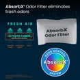 thumbnail image 3 of iTouchless Official Trash Can Deodorizer AbsorbX 3-Pack All Natural Activated Charcoal Odor Absorber Stops Garbage Smell, 3 of 5