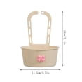 thumbnail image 3 of Hanging Sink Drain Basket, Kitchen Sink Fruit Vegetable Washing Colander, Household Sink Storage Strainer Rack, Basket for Kitchen Sink Food Washing Storage, 3 of 6