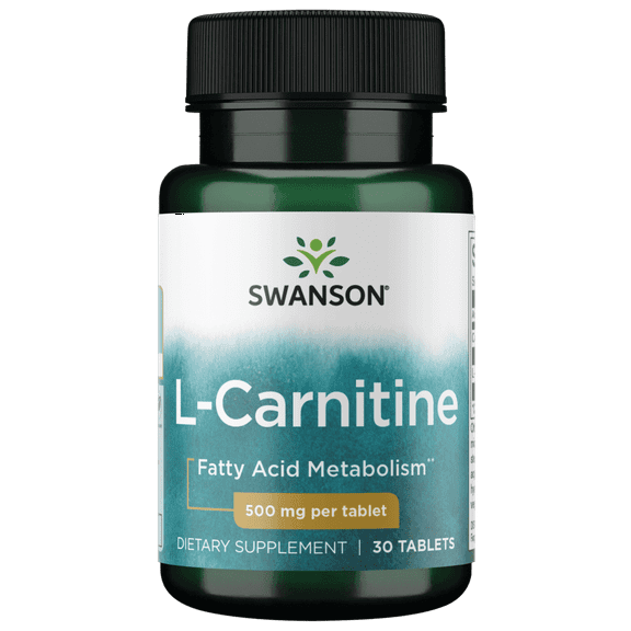 Swanson Amino Acid L-Carnitine 500 Milligrams 30 Tabs