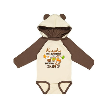 

Inktastic Pumpkin Spice & Everything Nice Thats What Fall is All About Gift Baby Boy or Baby Girl Long Sleeve Bodysuit