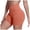 Rose Gold, variant on COMVALUE Crossover Biker Shorts for Women, No Front Seam V High Waist Yoga Workout Gym Shorts with Tummy Control Coffee L