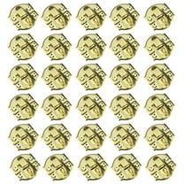 WRISTBIQUE 30Pcs Small Hasp Locks for Repair and Fix with Iron Material 1.2x1.1in