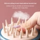 thumbnail image 2 of Cepillo de masaje para cuero cabelludo con base de silicona - Elimina estática, ideal para cabello seco o mojado, diseño ergonómico para adultos y niños, disponible en varios colores., 2 of 7