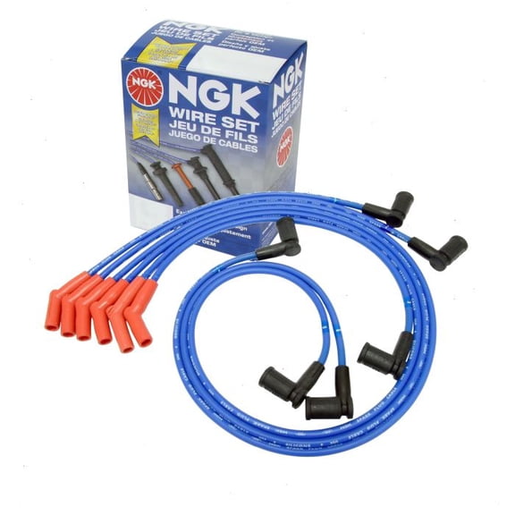 NGK Spark Plug Wire Set compatible with Ford F-150 Heritage 4.2L V6 2004