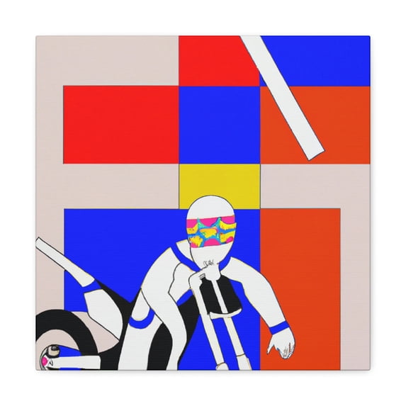 Motocross on Canvas - Canvas