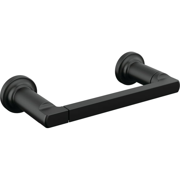 Delta 78955-BL Tetra Wall Mounted Pivoting Toilet Paper Holder - Black