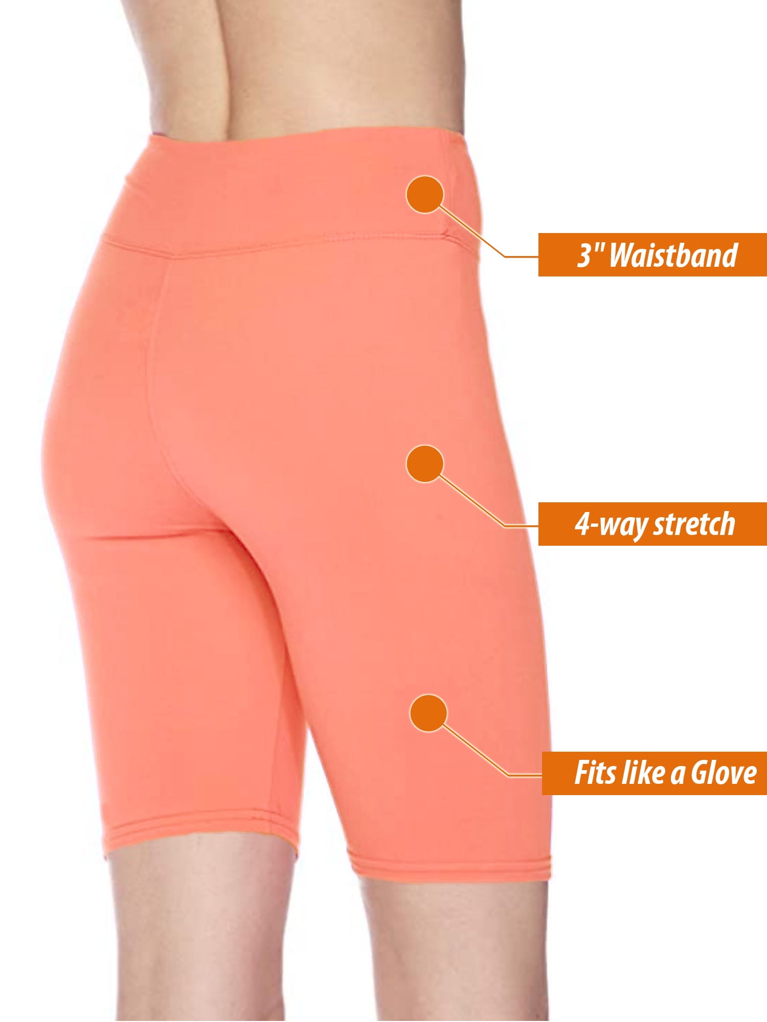 thick waistband biker shorts