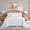 White, variant on Blythease Oversized Velvet Quilt King 128x120 Extra Wide – Reversible Velvet Bedspread & Coverlet Set, 5 Piece Lightweight All Season Comforter Bedding, Geometric Diamond Quilted Design, Pure White