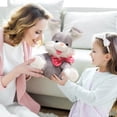 thumbnail image 2 of Music Easter Bunny Rabbit Stuffed Waving Singing Interactive Electric Plush Toy Soft with Floppy Ears for Girls Boys Kids Birthday Gifts, 2 of 7