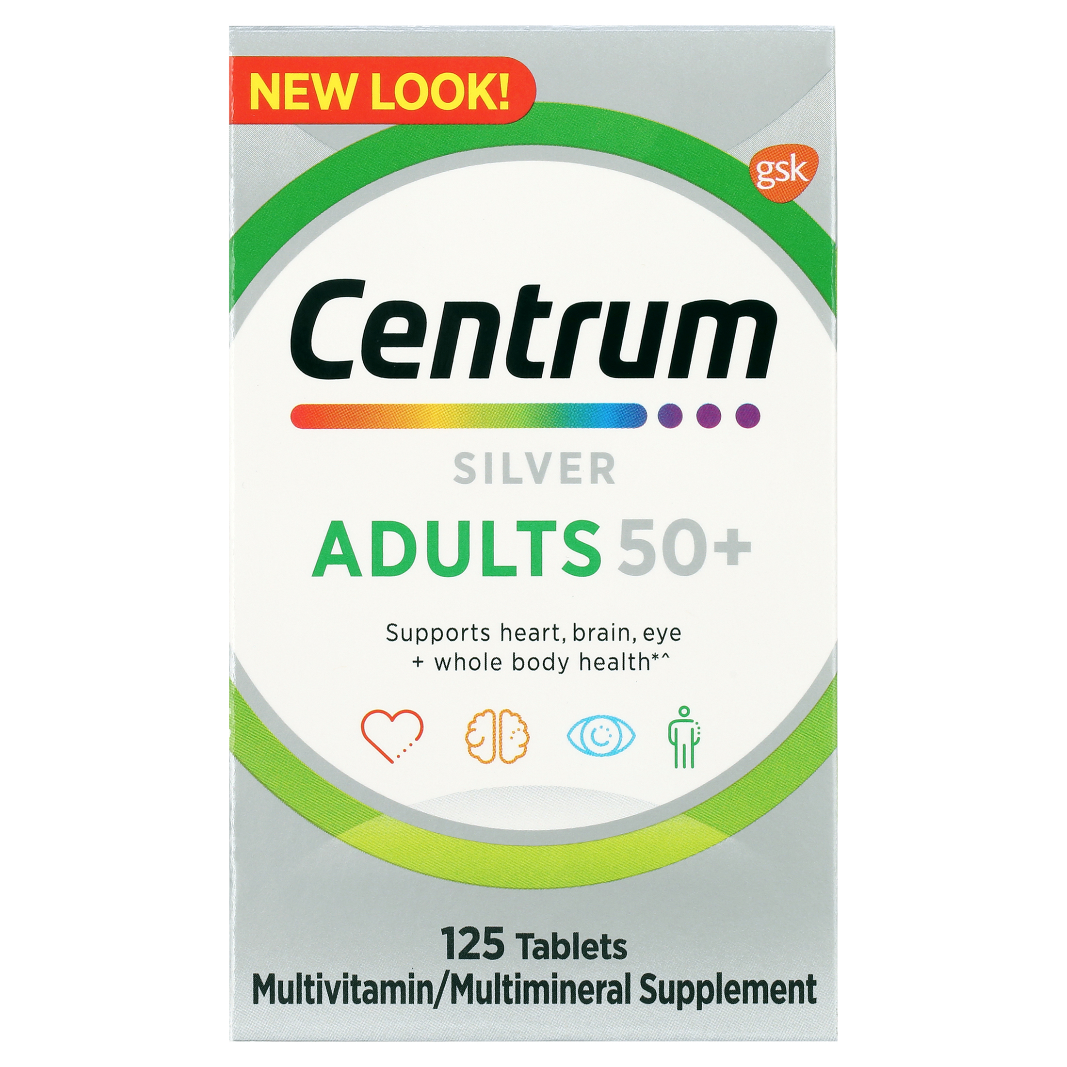 Centrum Silver Adults 50 Plus Vitamins, Multivitaminsupplement, 125 Count - image 3 of 7