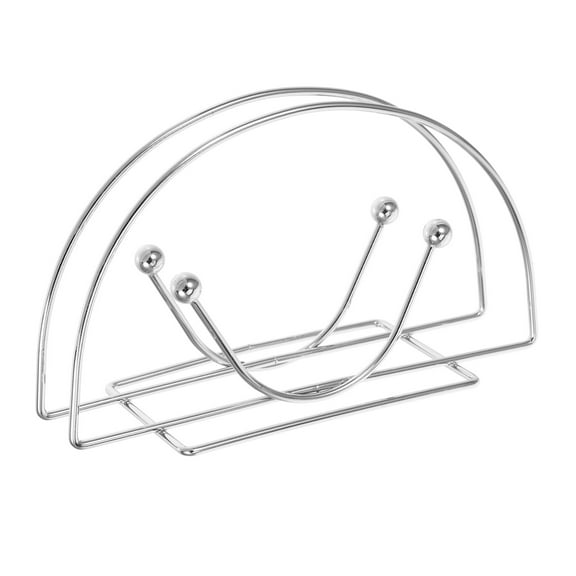 ibasenice Half Round Napkin Holder for Bathroom and Kitchen, Tissue Paper Dispenser, and Stylish, 1 Set