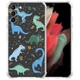 thumbnail image 1 of Space Dinosaurs Case for Samsung Galaxy S21,Aesthetic Art Design Pattern Soft TPU Bumper Case Cover, 1 of 5