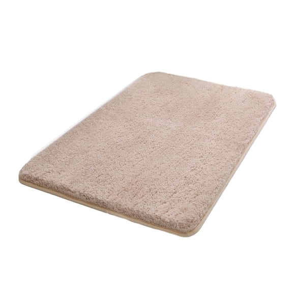 Bearachild Alfombra absorbente Diga adiós a los pisos mojados Estera de secado rápido y absorbente de agua y puede ser máquina Juegos de accesorios de baño color crema 40*60 CM