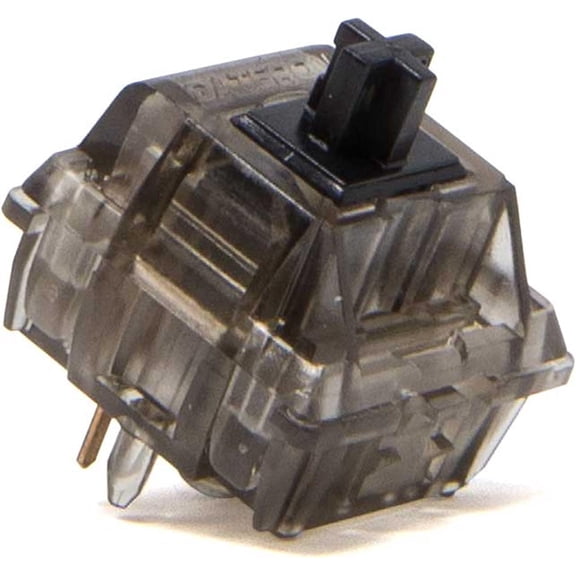Gateron Ink V2 Silent Black Keyboard Switches, 5-Pin Linear RGB Smoky POM Switches for MX Mechanical Gaming Keyboards (35PCS)