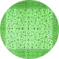 thumbnail image 1 of Ahgly Company Indoor Round Persian Green Traditional Area Rugs, 3' Round, 1 of 1
