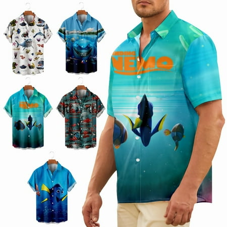 

Big Men s Collared Button Down Shirt & Top with Breast Pocket Vacation Clothes Regular & Big Man Sizes