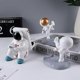 thumbnail image 2 of Resin creative astronaut astronaut mobile phone holder iPad mobile phone holder squat, 2 of 4