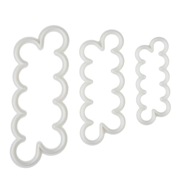 Molde de Cocina 3X Fondant Cake Cookie Decorating Cutter Rose Flower Mold Cake Tool Tmvgtek Libre de BPA