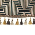 thumbnail image 3 of REGALWOVEN 1 Pack Table Runner with Tassel Embroidery Table Flag for Party Banquet Decoration Black 13'x63', 3 of 5