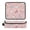 Cute Various Poses Unicorns, variant on Hair Tool Organizer Bag with Heat Resistant Mat Removable Travel Storage Case for Hot Air Brushes Curling Irons Cute Pink Flamingos and Palm Trees
