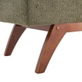 thumbnail image 6 of Bedside Stool With Wool And Concealed Storage Space Relaxing Footrest Hidden Wood Legs, 6 of 6