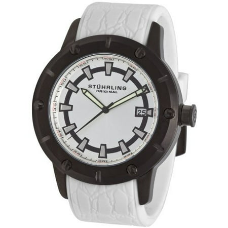 Stuhrling Original Men's 621.3356P2 Torino Swiss Quartz Date White Watch [Watch]