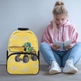 thumbnail image 2 of Aplkyhs Funny Dinosaur School Backpack for Girls Boys Age 6-18 Large Capacity Ergonomic Padded Shoulder Straps Back to School Backpack for Elementary Middle High School Daily Use, 2 of 7