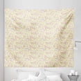 thumbnail image 1 of Abstract Tapestry, Watercolor Unicorns Pattern with Pale Tones on Pastel Flower and Stars Background, Fabric Wall Hanging Decor for Bedroom Living Room Dorm, 5 Sizes, Multicolor, by Ambesonne, 1 of 1