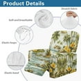 thumbnail image 5 of Kuiaobaty Hawaii Palm Tree Recliner Couch Cover Hibiscus Easy Installation Reclining Sofa Slipcover Breathable Recliner Chair Cover Washable Reclining Slipcover with Side Pocket for Pets, 5 of 8