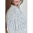 thumbnail image 4 of Sueter tejido con brillo Roman Fashion /Juvenil, 0712 (Gris) gris 2X, 4 of 5