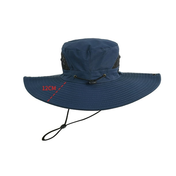 Fiudx Sombrero de Vaquero, Elegante Sombrero Extragrande de Gamuza, Transpirable, para Senderismo, Protección Solar, para Pesca, para Uso En Exterior, Regalo para Hombre y Mujer, Ligero y Cómodo, Tal