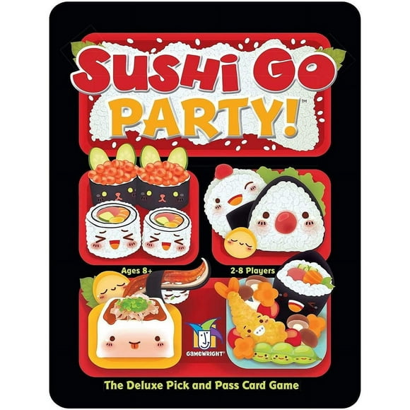 Sushi Go Party card game | Ages 8+ | 2-8 players | 20 minute playtime
