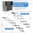 thumbnail image 4 of Escalera plegable para perros DeerGym de 5 peldaños, 41 cm de ancho, 4 of 6